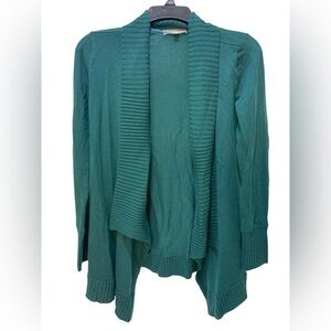 Joan Vass Women’s Green Cardigan Sweater Size XS